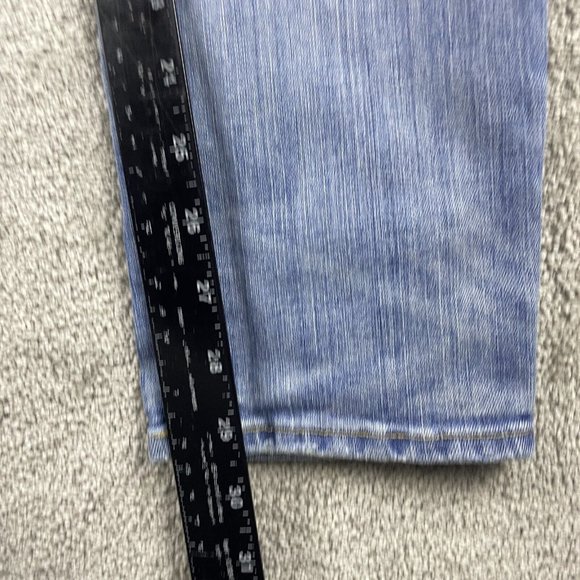 Polo Ralph Lauren Tompkins Skinny Jeans Women's 31 Distressed Ripped Faded Wash - Picture 16 of 16